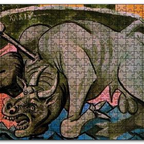 Cakapuzzle Dying Bull 1934 By Pablo Picasso Mdf 1000 Parça Puzzle