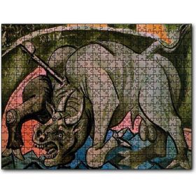 Cakapuzzle Dying Bull 1934 By Pablo Picasso Mdf 120 Parça Puzzle