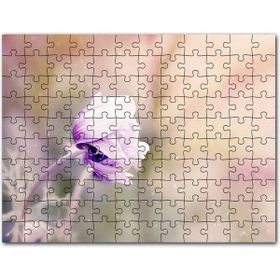 Cakapuzzle Eflatun Rengi Çiçek ve Su Damlaları Mdf 1000 Parça Puzzle