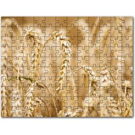 Cakapuzzle Eğilmiş Buğday Başakları Yakın Çekim Mdf 500 Parça Puzzle