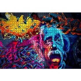Cakapuzzle Einstein Graffiti Mdf 1000 Parça Puzzle