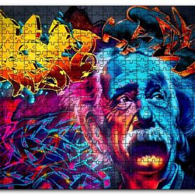Cakapuzzle Einstein Graffiti Mdf 500 Parça Puzzle