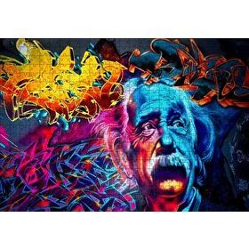 Cakapuzzle Einstein Graffiti Mdf 500 Parça Puzzle
