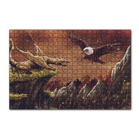 Cakapuzzle Ejderha Akbabaya Karşı 120 Parça Ahşap Puzzle