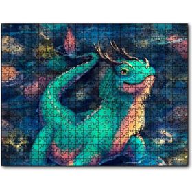 Cakapuzzle Ejderha Kertenkelesi Mdf 255 Parça Puzzle