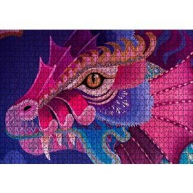Cakapuzzle Ejderha Renk Yaması 120 Parça Ahşap Puzzle