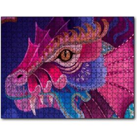 Cakapuzzle Ejderha Renk Yaması Ahşap 500 Parça Puzzle