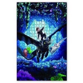 Cakapuzzle Ejderhanı Nasıl Eğitirsin 3 Hıçgıdık ve Dişsiz 120 Parça Puzzle