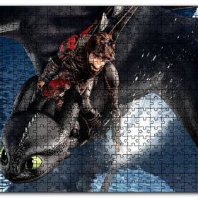 Cakapuzzle Ejderhanı Nasıl Eğitirsin Hıçgıdık Mdf 500 Parça Puzzle