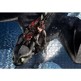 Cakapuzzle Ejderhanı Nasıl Eğitirsin Hıçgıdık Mdf 500 Parça Puzzle
