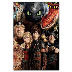 Cakapuzzle Ejderhanı Nasıl Eğitirsin Karakterleri 120 Parça Puzzle