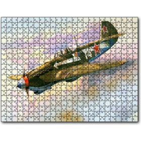 Cakapuzzle El Boyama Sanat Savaş Üçağı Mdf 500 Parça Puzzle