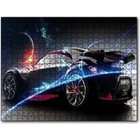 Cakapuzzle Elektrikli Citroen Survolt ve Gezegenler Mdf 500 Parça Puzzle