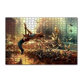 Cakapuzzle Elektrogitar Güvercinler Güneş 120 Parça Puzzle