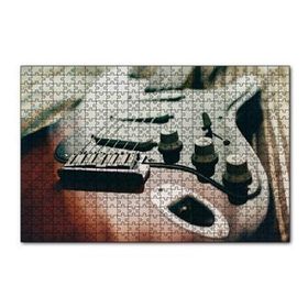 Cakapuzzle Elektrogitar Yakın Çekim 120 Parça Ahşap Puzzle