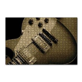 Cakapuzzle Elektrogitar Yakın Çekim Detay 120 Parça Ahşap Puzzle