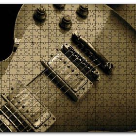 Cakapuzzle Elektrogitar Yakın Çekim Detay Mdf 500 Parça Puzzle