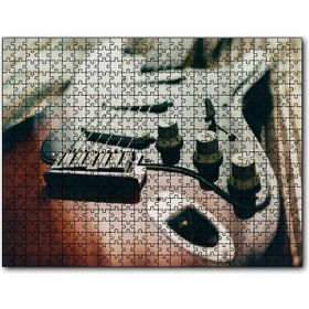 Cakapuzzle Elektrogitar Yakın Çekim Mdf 120 Parça Puzzle