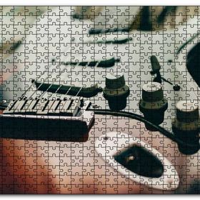 Cakapuzzle Elektrogitar Yakın Çekim Mdf 500 Parça Puzzle