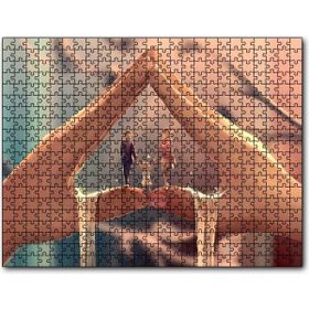 Cakapuzzle Eller Arasındaki Aile Mdf 1000 Parça Puzzle