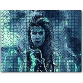 Cakapuzzle Elma Sunan Güzel Kadın Mdf 120 Parça Puzzle