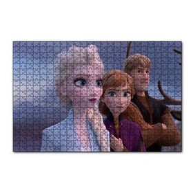 Cakapuzzle Elsa Anna Ve Kristoff Karlar Ülkesi Görseli 120 Parça Ahşap Puzzle
