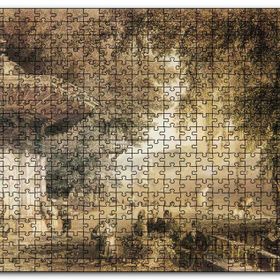 Cakapuzzle Emirgan Çesmesi Ahşap 500 Parça Puzzle