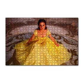 Cakapuzzle Emma Watson Sarı Elbiseli 120 Parça Ahşap Puzzle