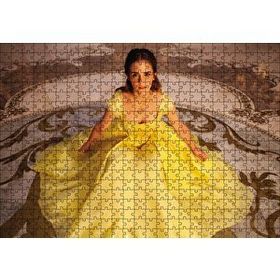Cakapuzzle Emma Watson Sarı Elbiseli 120 Parça Ahşap Puzzle