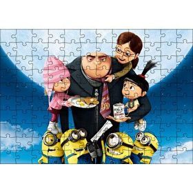 Cakapuzzle En Sevdiğim Kötü Adam Çizgi Film 120 Parça Ahşap Puzzle