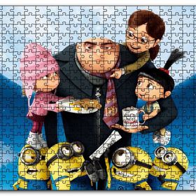 Cakapuzzle En Sevdiğim Kötü Adam Çizgi Film Mdf 120 Parça Puzzle