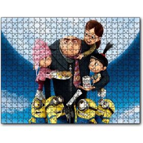 Cakapuzzle En Sevdiğim Kötü Adam Çizgi Film Mdf 120 Parça Puzzle