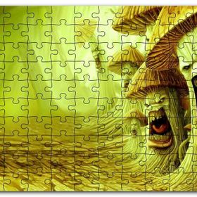 Cakapuzzle Enfekte Mantar ve Mantar Ordusu Görseli Mdf 1000 Parça Puzzle