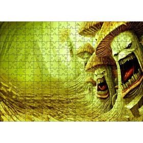 Cakapuzzle Enfekte Mantar ve Mantar Ordusu Görseli Mdf 255 Parça Puzzle