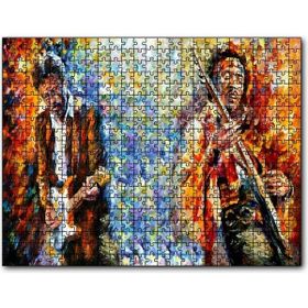 Cakapuzzle Eric Clapton Leonid Afremov Yağlıboya Mdf 255 Parça Puzzle