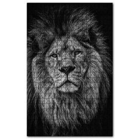 Cakapuzzle Erkek Aslan Yaşanmışlığın İzleri Ahşap 1000 Parça Puzzle