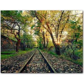 Cakapuzzle Ermenistan Erivan Orman İçi Demiryolu Mdf 120 Parça Puzzle