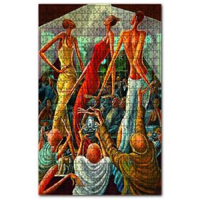 Cakapuzzle Ernıe Barnes Defile Görseli Ahşap 1000 Parça Puzzle