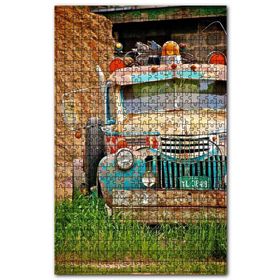 Cakapuzzle Eski Amerikan Kamyoneti Ahşap 1000 Parça Puzzle