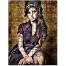 Cakapuzzle Eski Amy Winehouse Art Afiş Görseli Puzzle