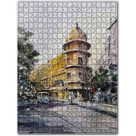 Cakapuzzle Eski Bir Sokak Manzarası 255 Parça Puzzle