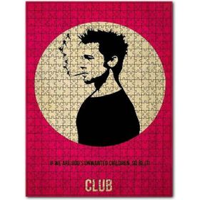 Cakapuzzle Eski Fight Club Figürü Afiş Görseli 1000 Parça Puzzle