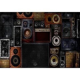 Cakapuzzle Eski Hoparlörler 120 Parça Ahşap Puzzle