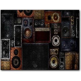 Cakapuzzle Eski Hoparlörler Mdf 500 Parça Puzzle