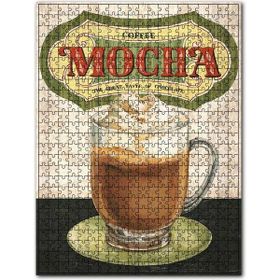 Cakapuzzle Eski Mocha Afiş Görseli 255 Parça Puzzle
