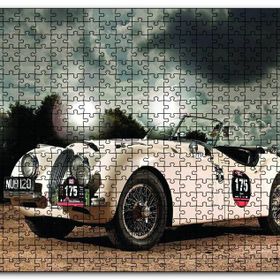 Cakapuzzle Eski Model Yarışta Otomobil Ahşap 255 Parça Puzzle