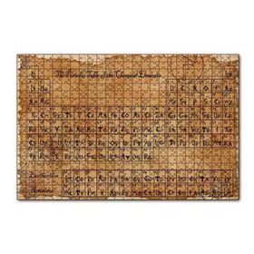 Cakapuzzle Eski Peryodik Cetveli Görseli 120 Parça Ahşap Puzzle