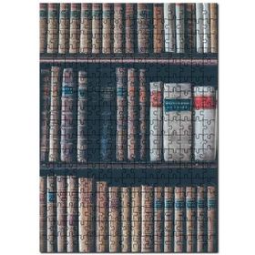 Cakapuzzle Eski Raflar Antika Ciltli Kitap Koleksiyon Mdf 255 Parça Puzzle