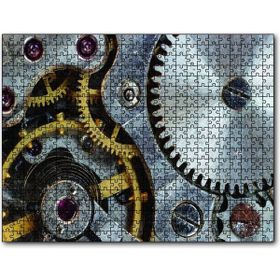 Cakapuzzle Eski Saat Çarkları Ahşap 500 Parça Puzzle