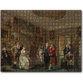 Cakapuzzle Eski Sanat Galerisi Yağlıboya Çizim Mdf 1000 Parça Puzzle